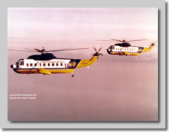 BCalH S-61's G-BHPU G-BIHH